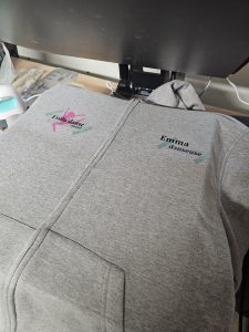 veste flocage